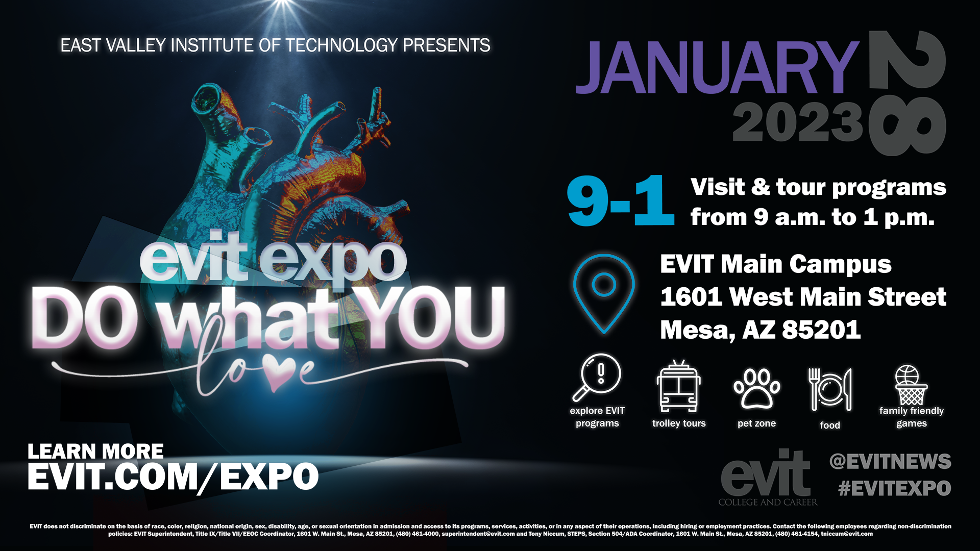 Learn about career training programs at EVIT Expo 88.7 The Pulse