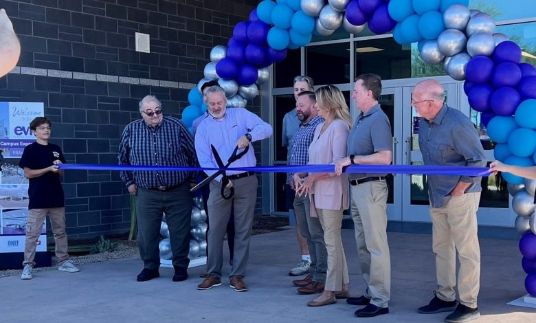 Ribbon cutting with EVIT Dignitaries